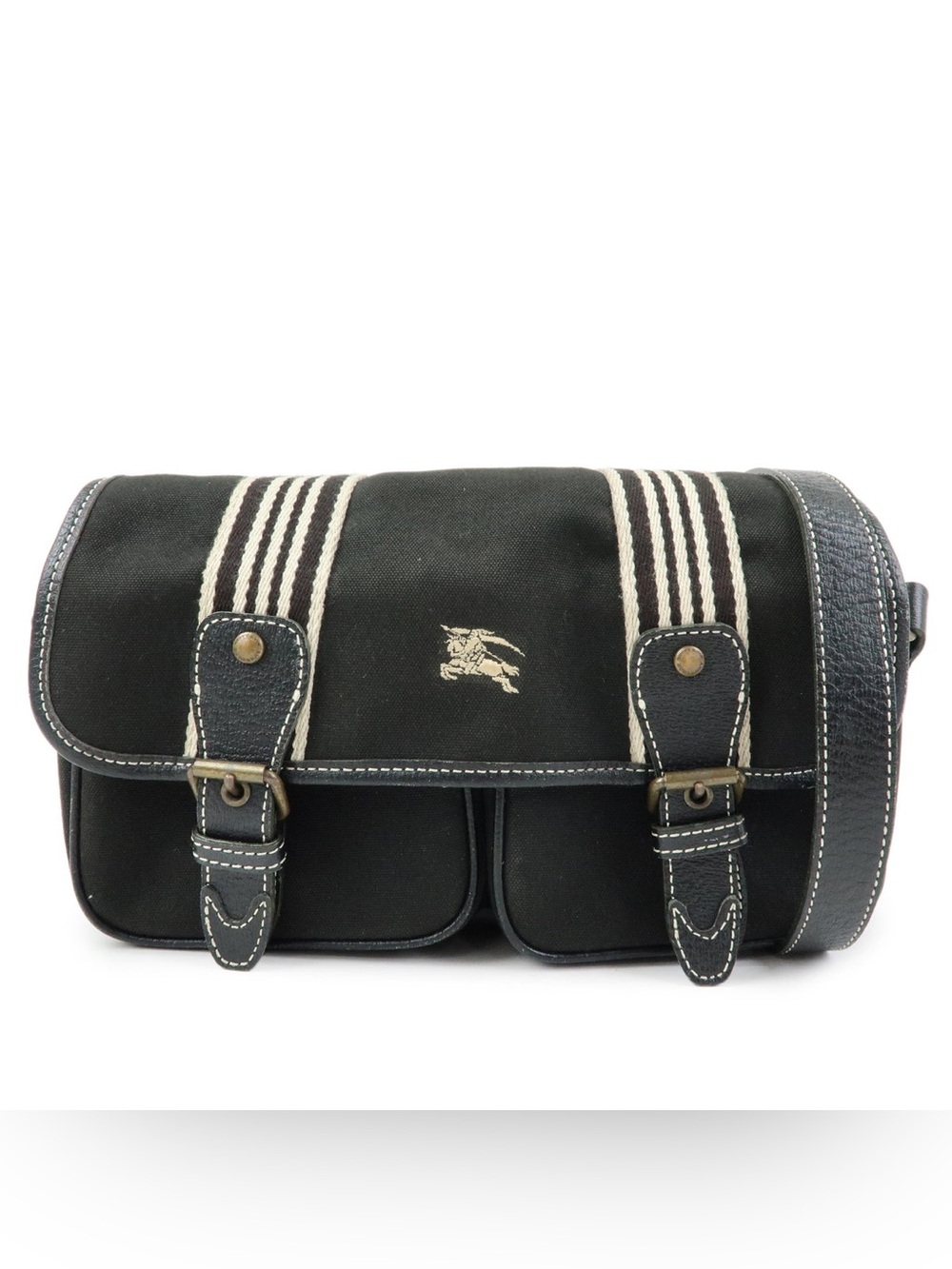 Burberry Blue Label Vintage Canvas Crossbody Bag